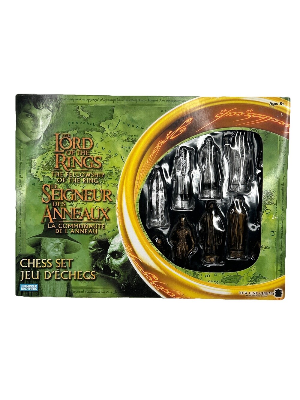 Lord of the Rings Chess Set Fellowship of the Ring Parker Brothers Complete